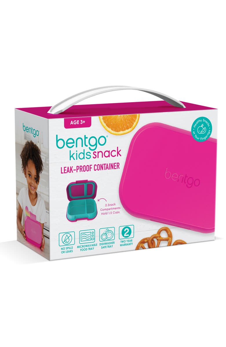BENTGO Kids' Snack Container - Fuchsia/Teal, Main, color, 