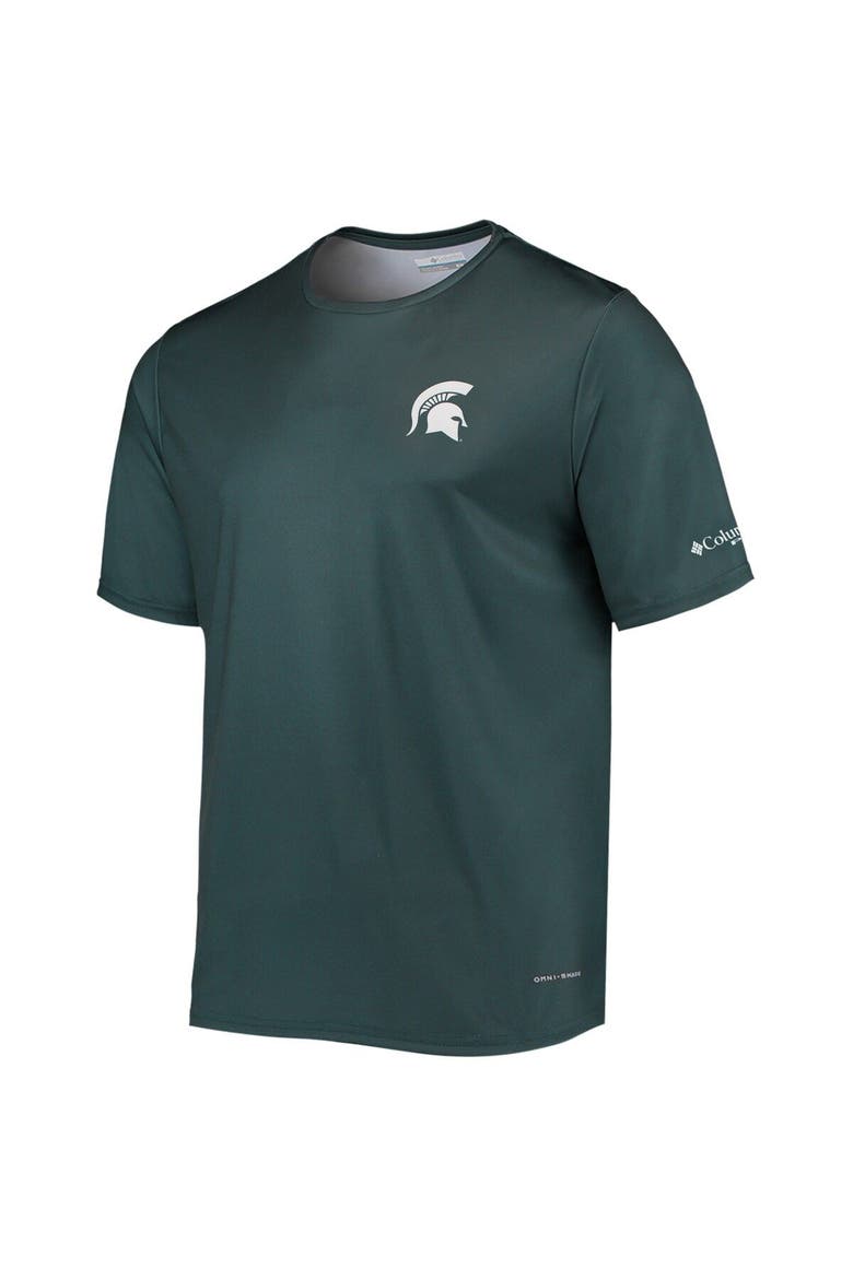 Men's Columbia Green Michigan State Spartans Terminal Tackle Omni-Shade T-Shirt, Alternate, color, Green