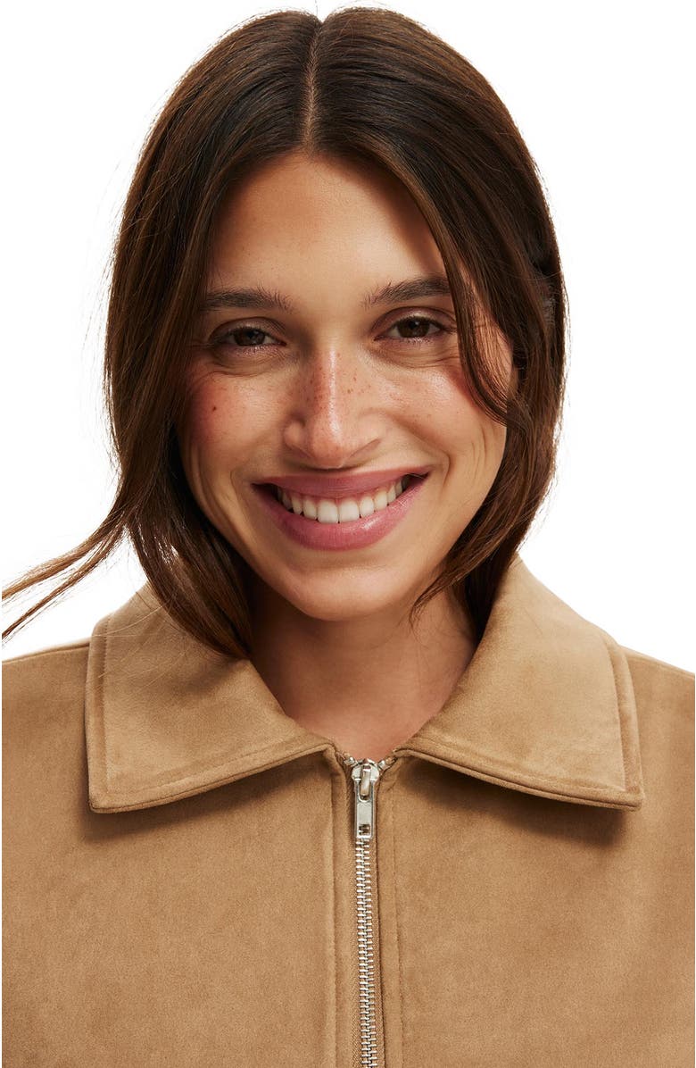 Cotton On Women's Drew Faux Suede Jacket, Alternate, color, 