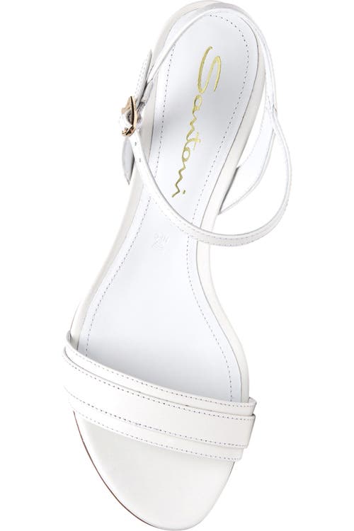 SANTONI MID-HEEL SANDAL