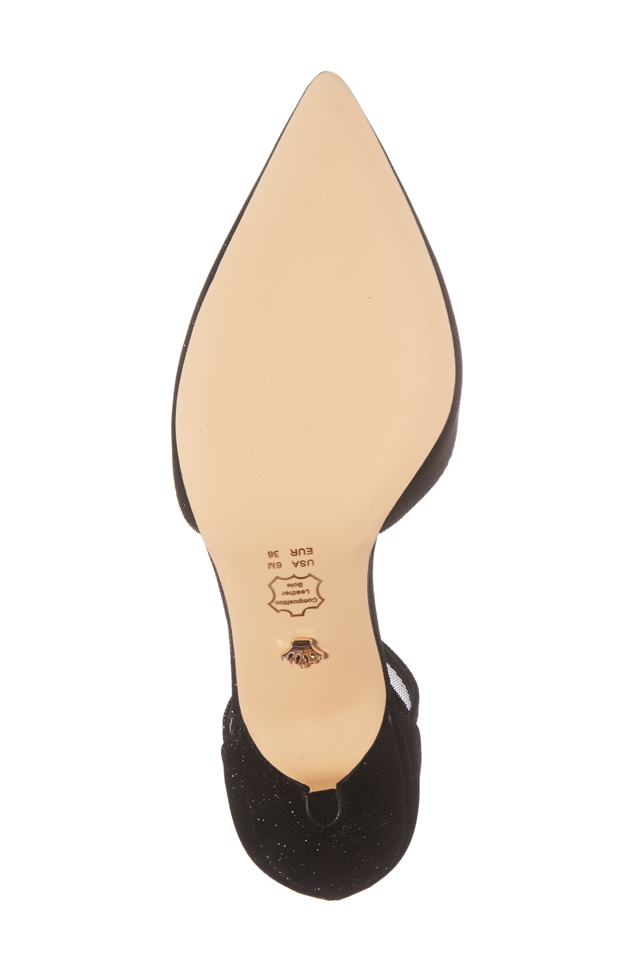 Talley Pointy Toe Pump, Alternate, color, BLACK SHINE METALLIC FABRIC
