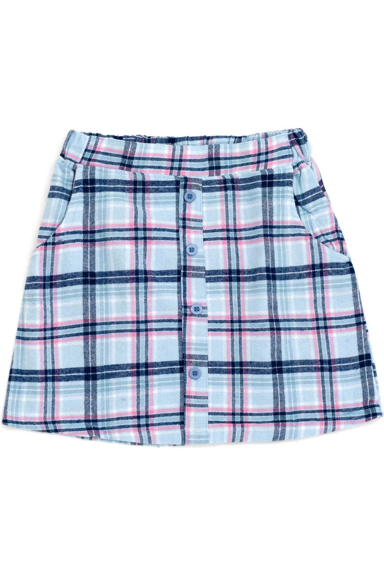 Lilo & Stitch 2-Piece T-Shirt and Plaid Skirt Set, Alternate, color, Blue Stitch Angel