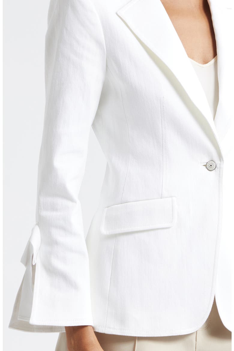 Lou One-Button Blazer, Alternate, color, WHITE