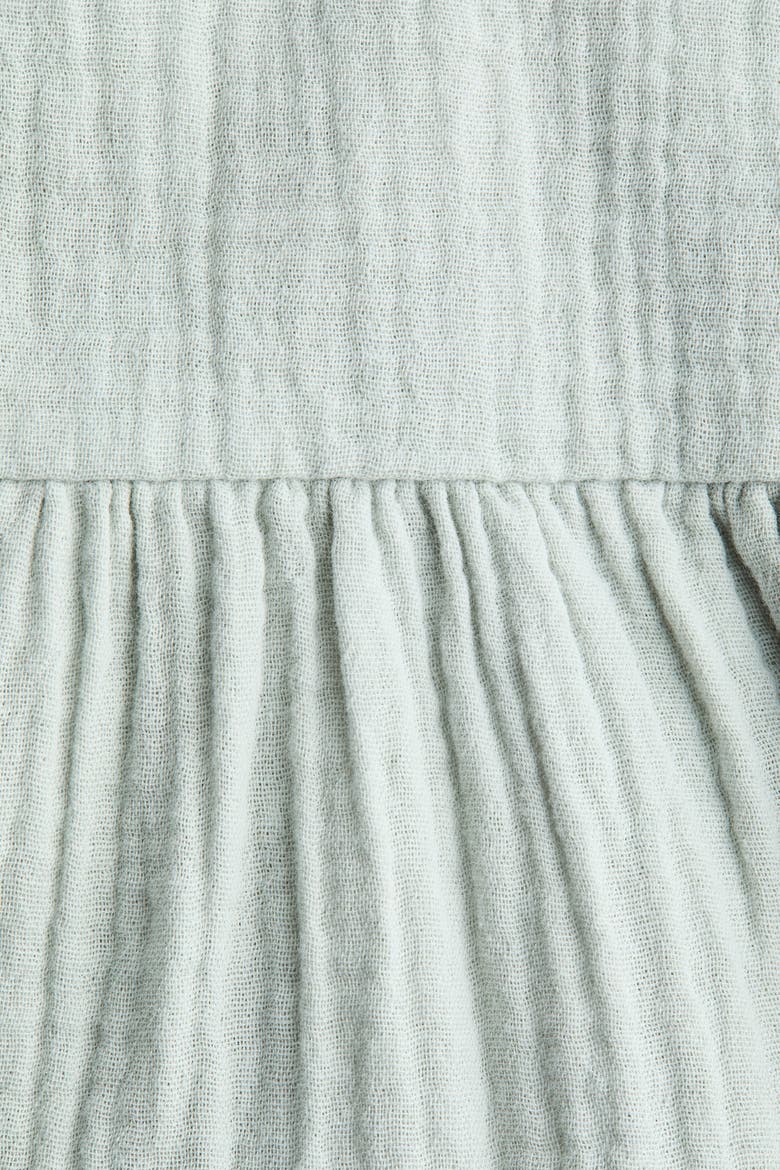 Cotton Muslin Dress, Alternate, color, Light green