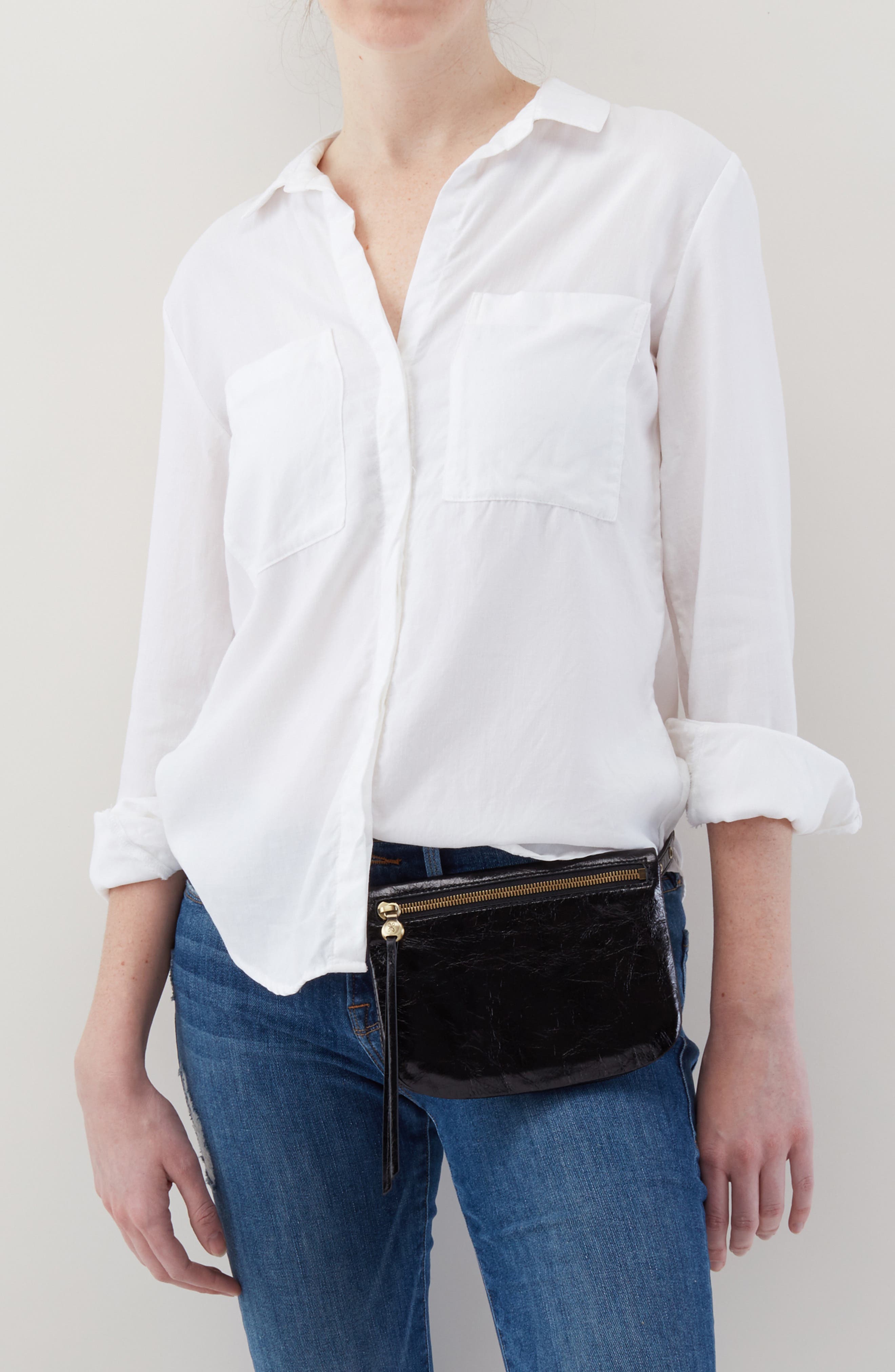 HOBO Saunter Leather Belt Bag, Alternate, color, 