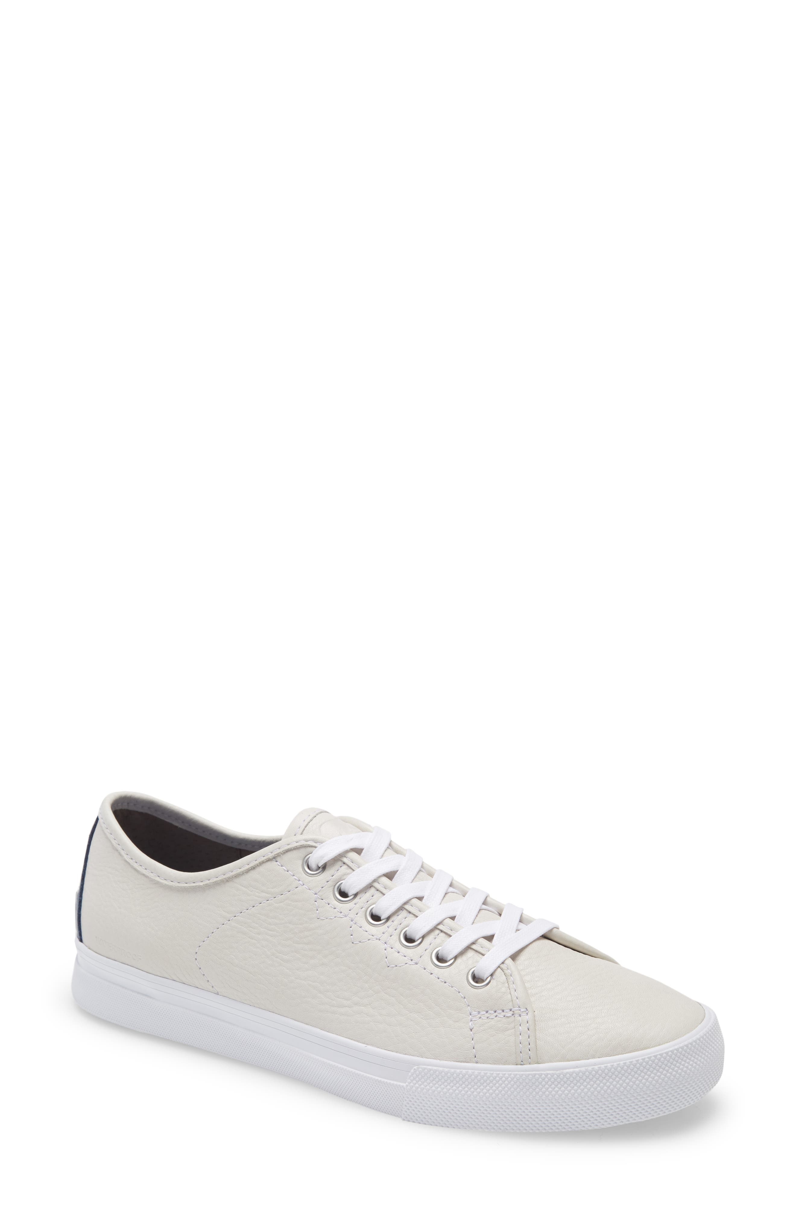 Caribou Waterproof Low Top Sneaker, Main, color, WHITE FUNGI