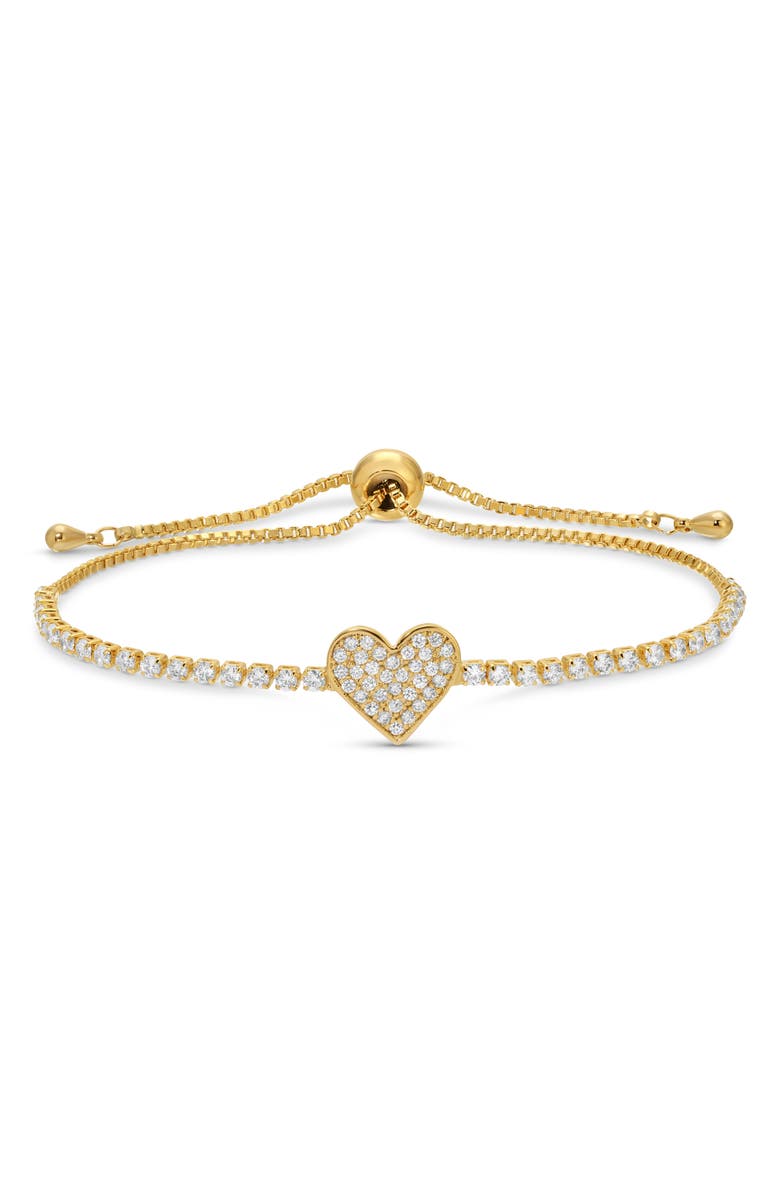 EYE CANDY LOS ANGELES Imani Set of 2 Cubic Zirconia Bracelets, Alternate, color, Gold