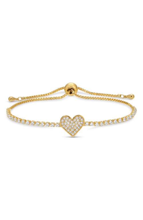 Eye Candy Los Angeles Imani Set Of 2 Cubic Zirconia Bracelets In Gold