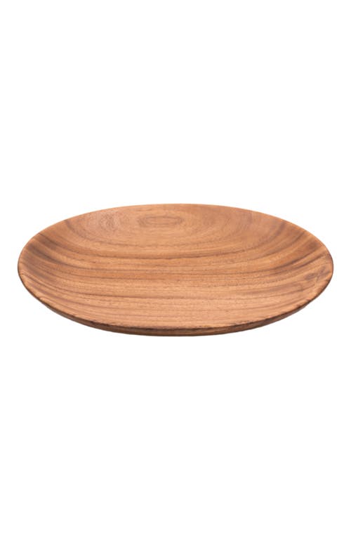 Chechen Wood Design Shallow Salad Tray in Natural  product