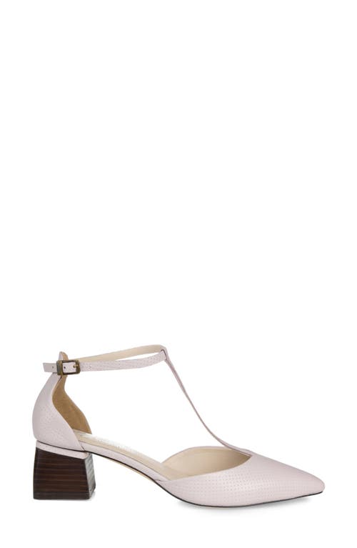 Shop Journee Collection Cameela T-strap Pointed Toe Pump In Lilac Leather
