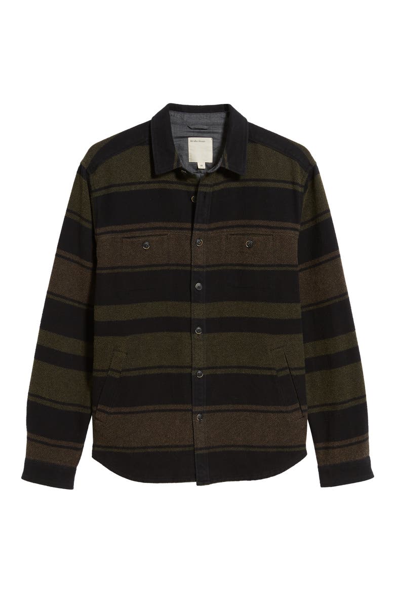 Mount Royal Slim Fit Shirt Jacket, Alternate, color, BLACK