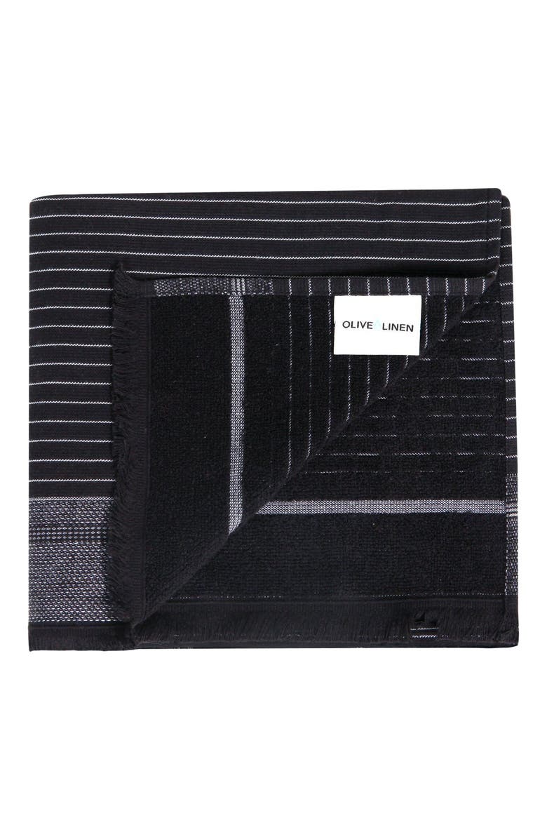 Olive & Linen Bliss Turkish Hand / Kitchen Towel, Main, color, 