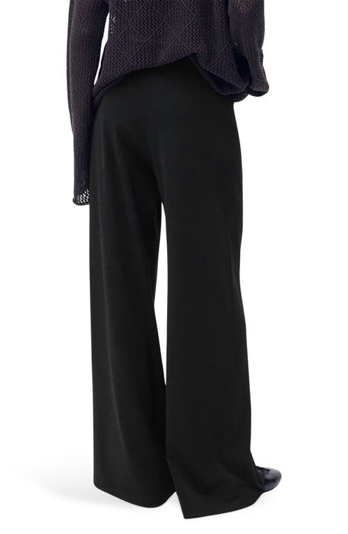 Mango Pleat Front Straight Leg Pants