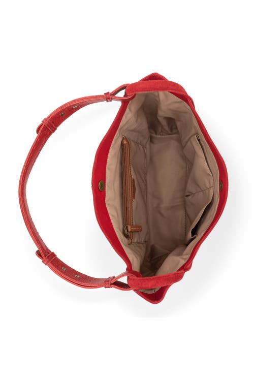 The Sak Los Feliz Medium Tote Leather Bag In Red