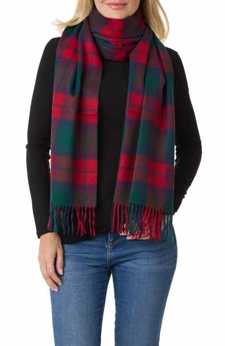 Robertson Plaid Wool-Blend Scarf