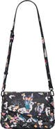 Desigual Floral Pattern Faux Leather Crossbody Bag