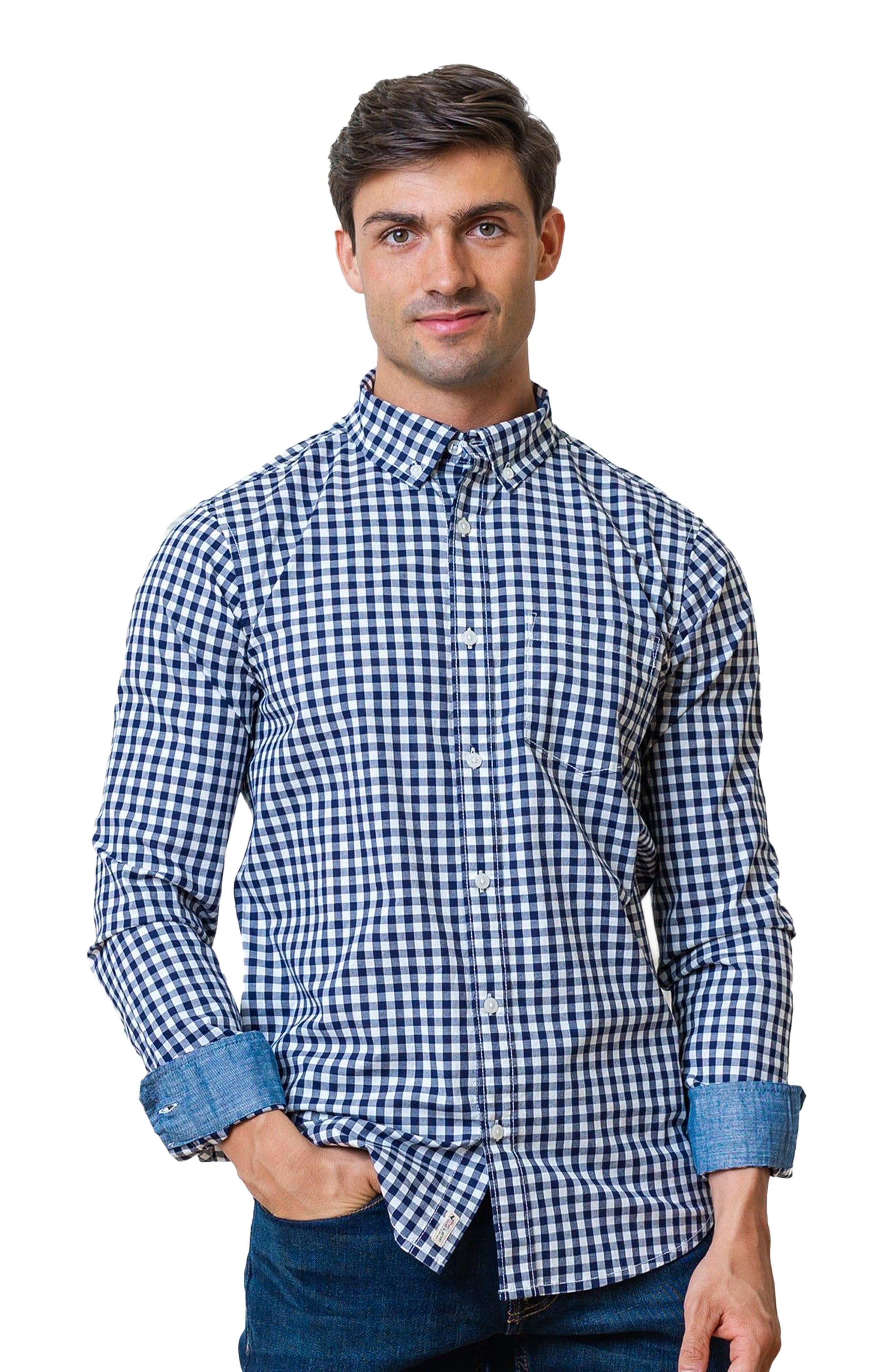 Navy Gingham