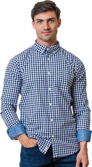 Hope & Henry Men's Organic Stretch Poplin Shirt