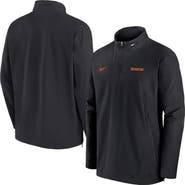 Nike Men's Nike Black Oregon State Beavers 2024 Sideline Coach Quarter-Zip Hoodie Jacket