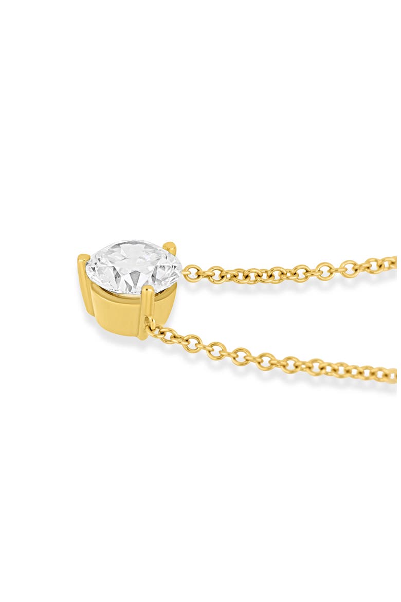 Prong Set Diamond Solitaire Necklace (Online Trunk Show), Alternate, color, 18K YELLOW GOLD