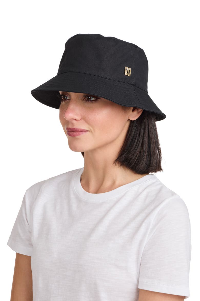 Canvas Bucket Hat, Alternate, color, BLACK