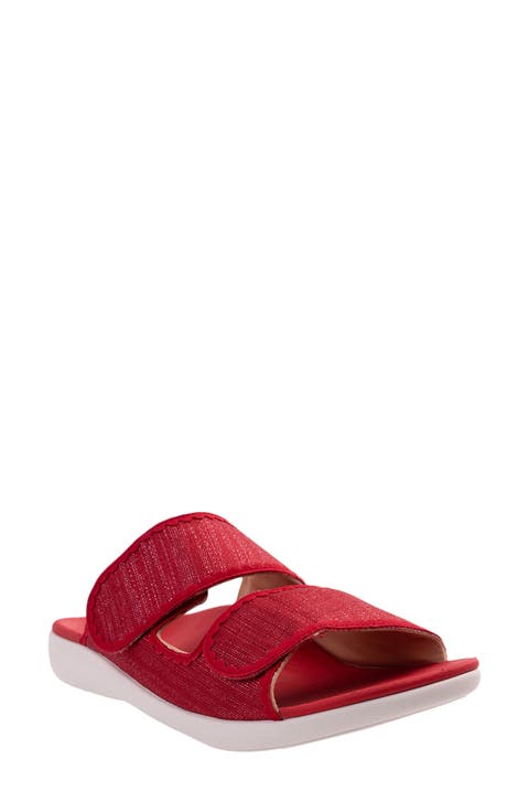 Roma Double Strap Slide Sandal