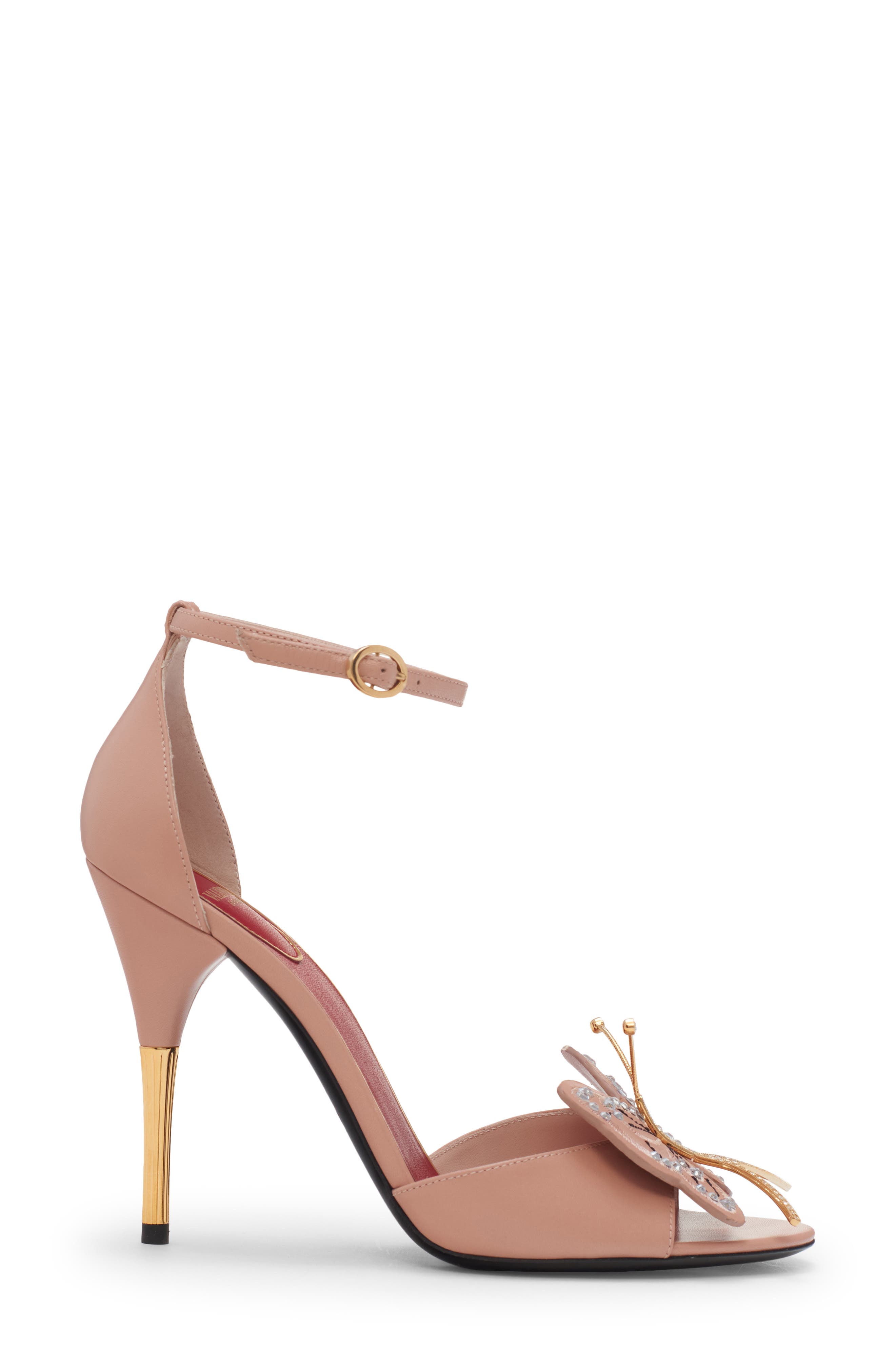 Flutterby Butterfly Sandal, Alternate, color, PALE ROSE