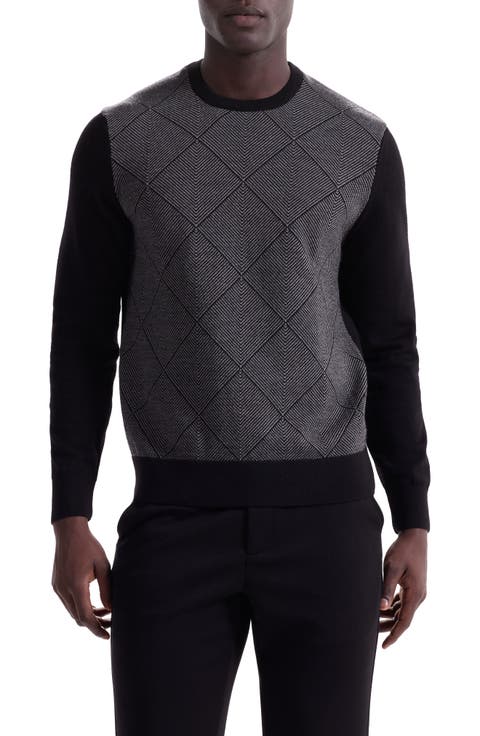Diamond Merino Wool Sweater