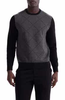 Bugatchi Diamond Merino Wool Sweater