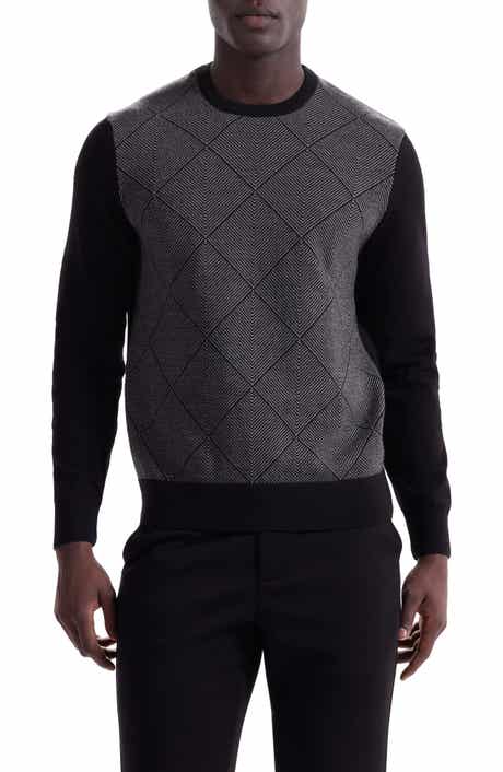 Bugatchi Diamond Merino Wool Sweater