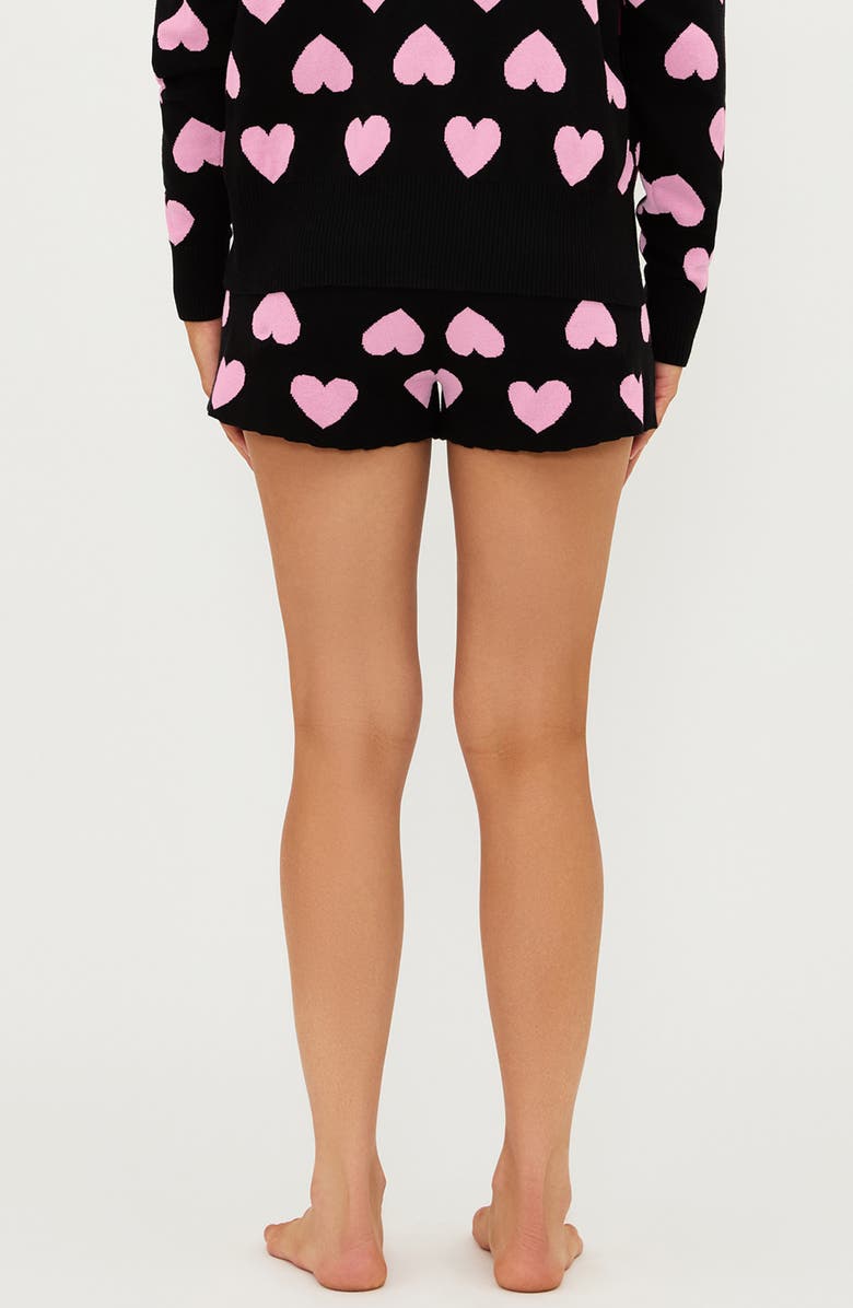 Beach Riot Balboa Heart Cotton Shorts, Alternate, color, Love Heart