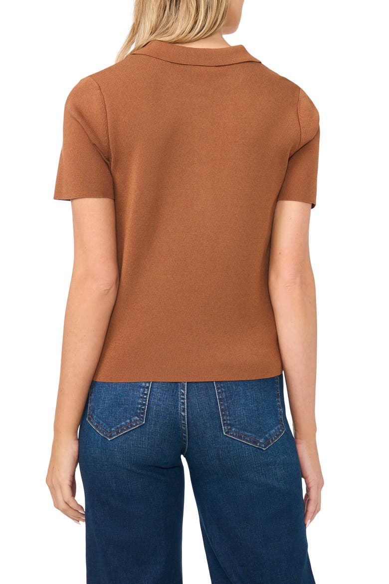 Ronni Polo Sweater, Alternate, color, GINGER SPICE