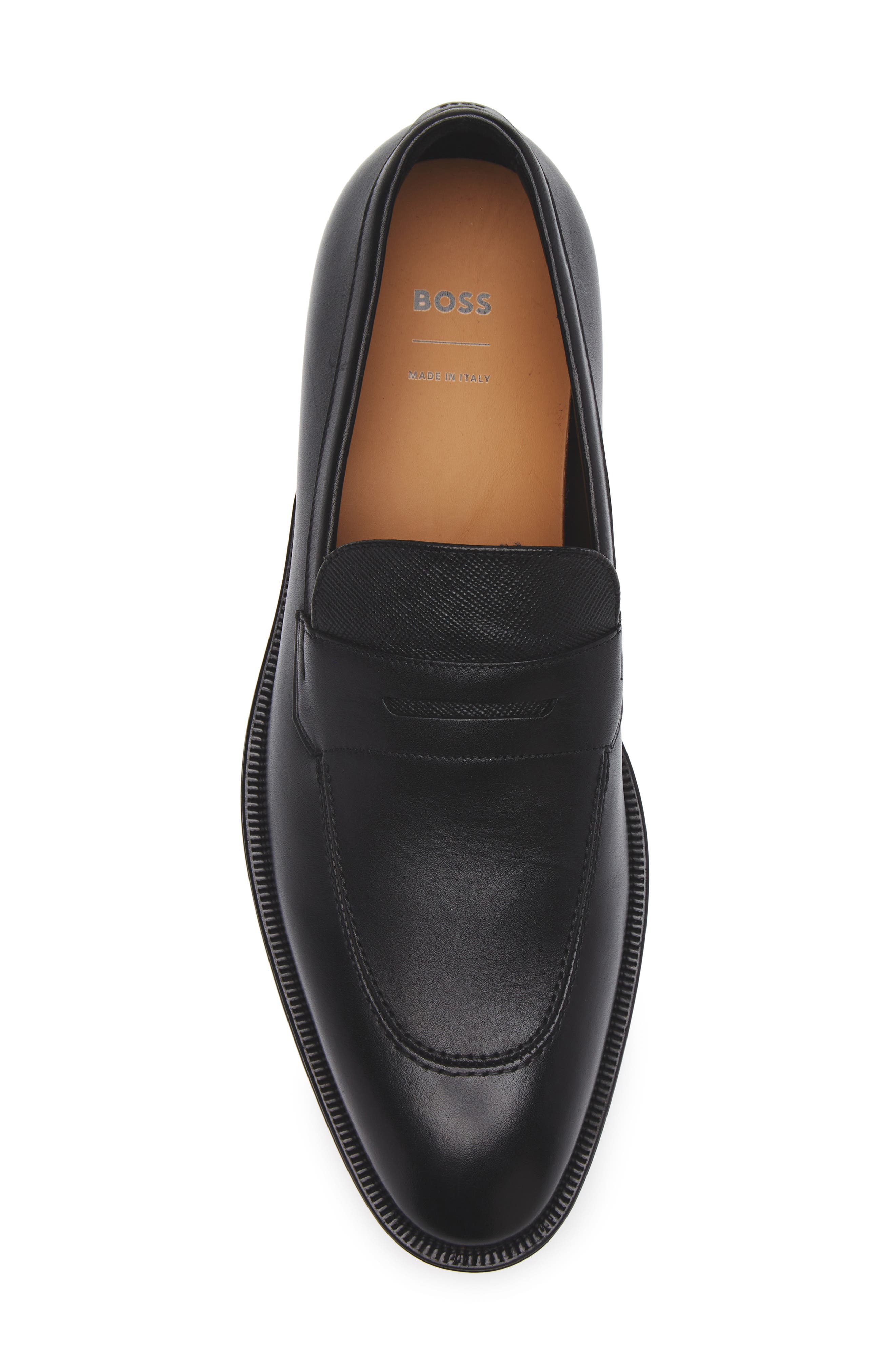 BOSS Derrek Leather Loafer, Alternate, color, 