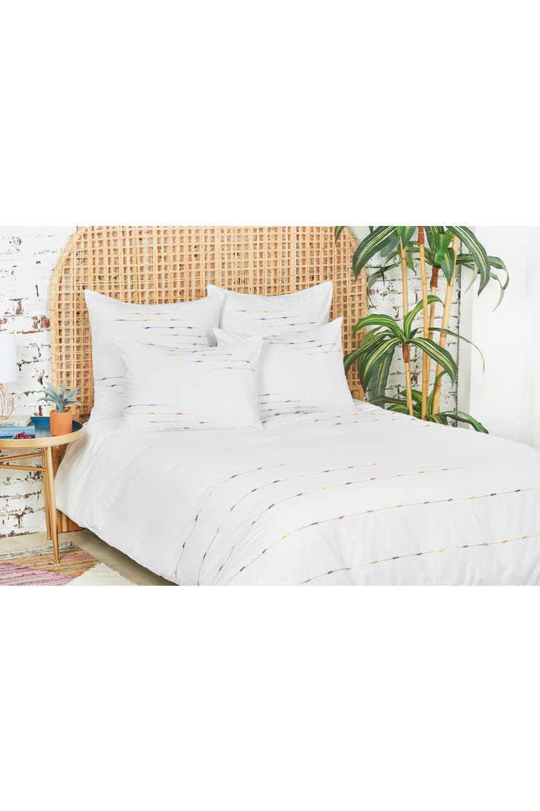 Raina King Duvet Cover, Alternate, color, White