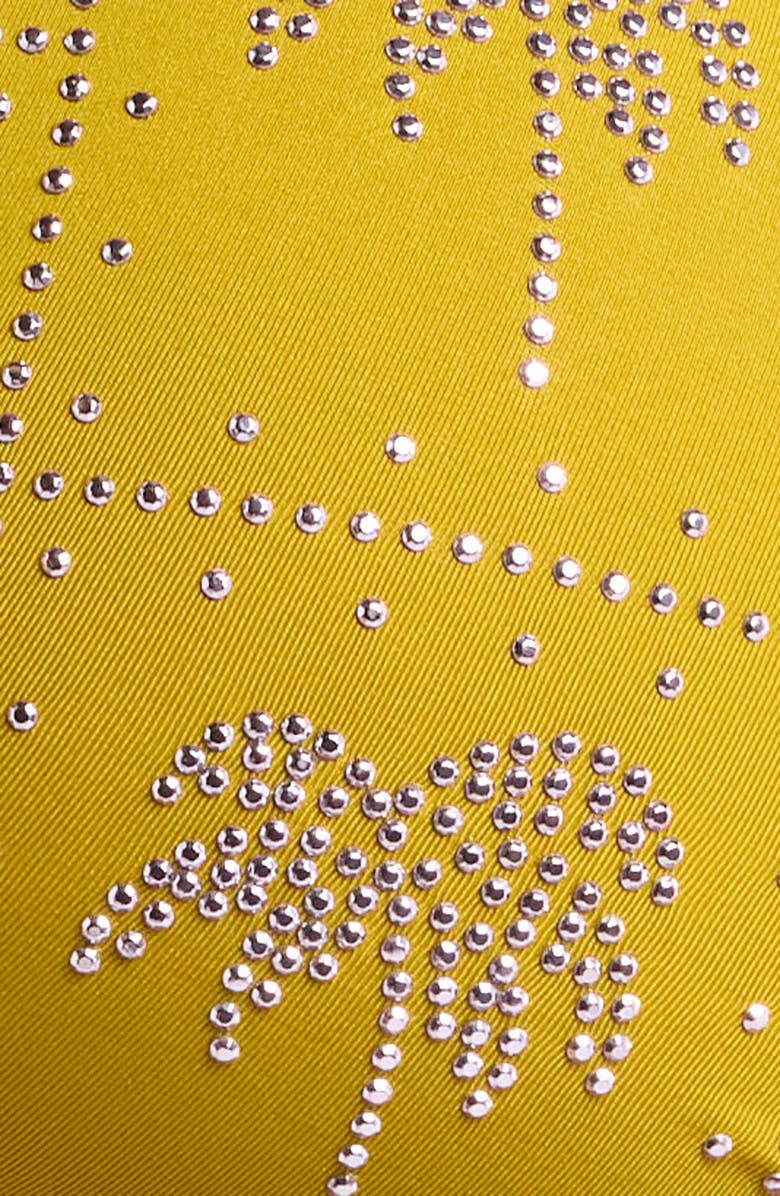 Maaji Olive Palmetto Balminess Reversible Triangle Bikini Top, Alternate, color, Green