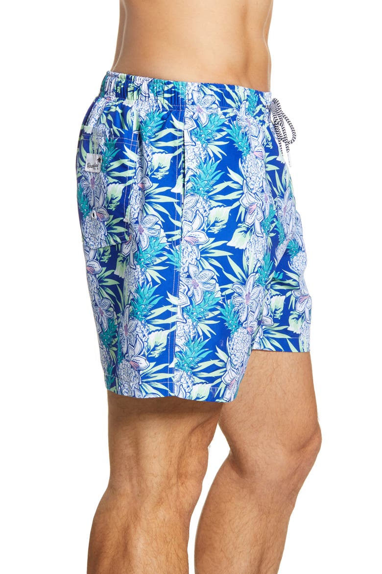 Aloha Navy Swim Trunks, Alternate, color, NAVY