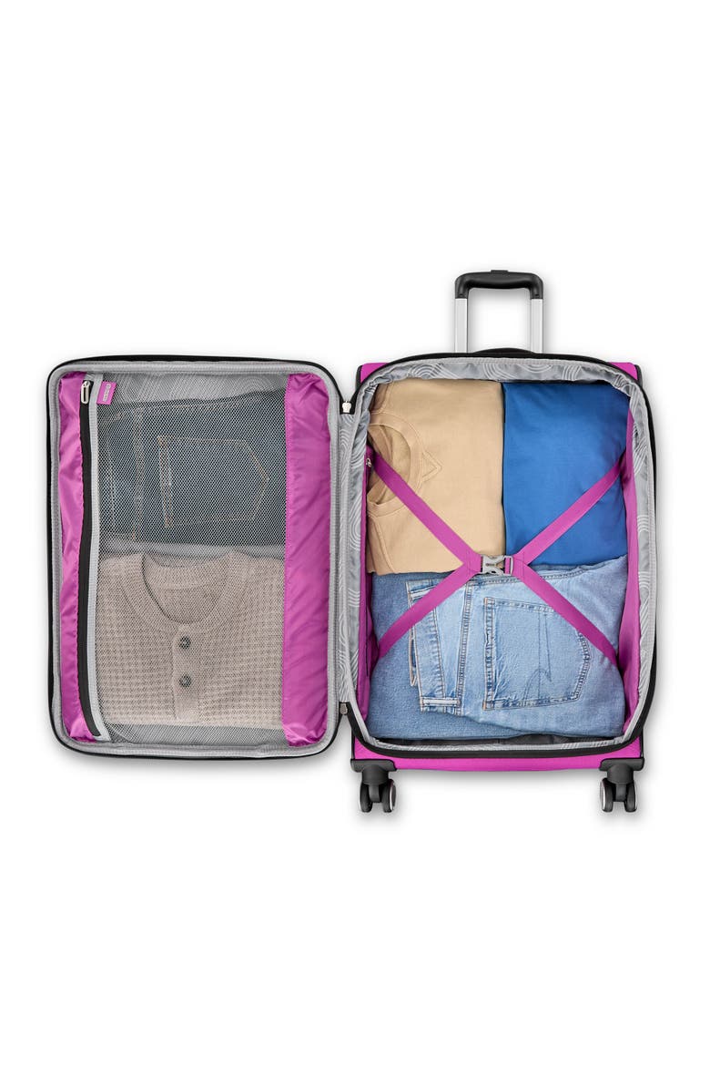 4 KIX 3.0 Softside 28" Checked Spinner, Alternate, color, Hyper Violet