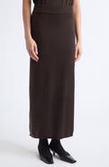 TOTEME Long Knit Skirt
