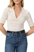 PAIGE Dune Johnny Collar Knit Top