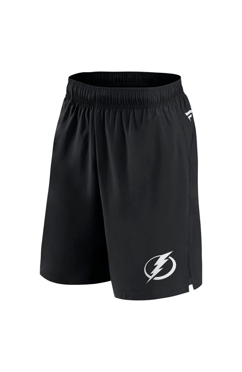 FANATICS Men's Fanatics  Black Tampa Bay Lightning Tech Training Shorts, Alternate, color, 