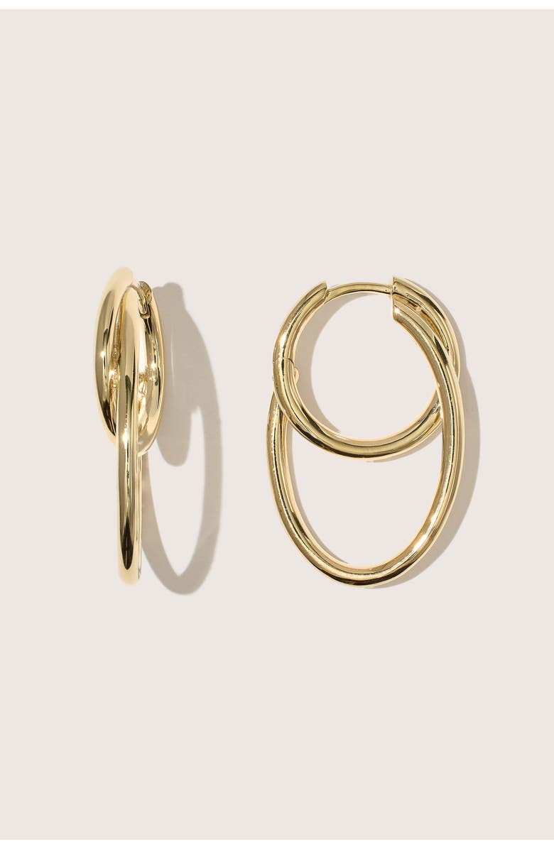 Otiumberg 14kt Gold Vermeil Loom Earrings, Main, color, Yellow Toned Gold