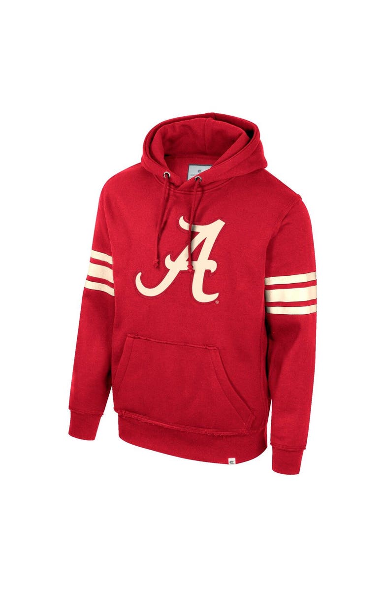 COLOSSEUM Men's Colosseum Crimson Alabama Crimson Tide Saluting Pullover Hoodie, Alternate, color, Crimson