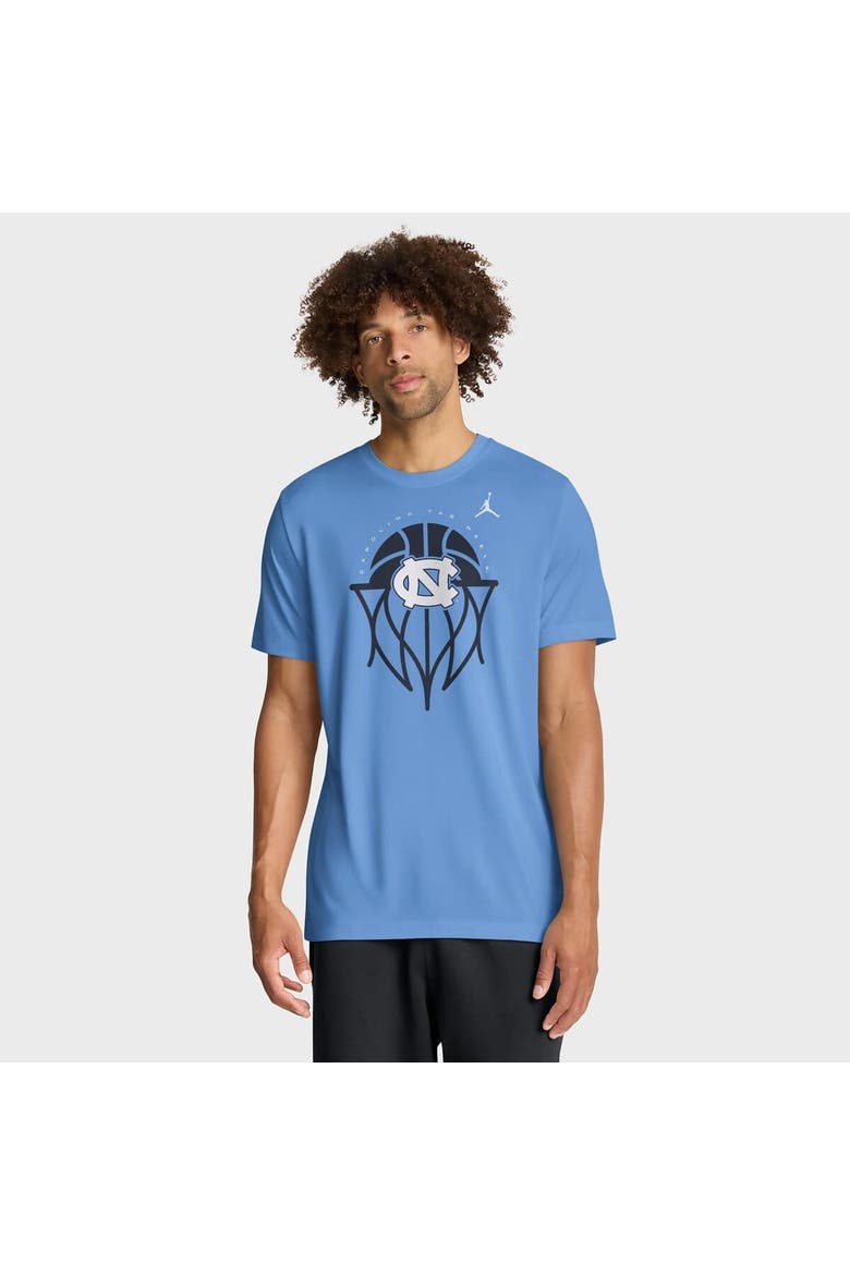 Men's Jordan Brand Light Blue North Carolina Tar Heels Basketball Icon Legend Dri-FIT T-Shirt, Main, color, Light Blue