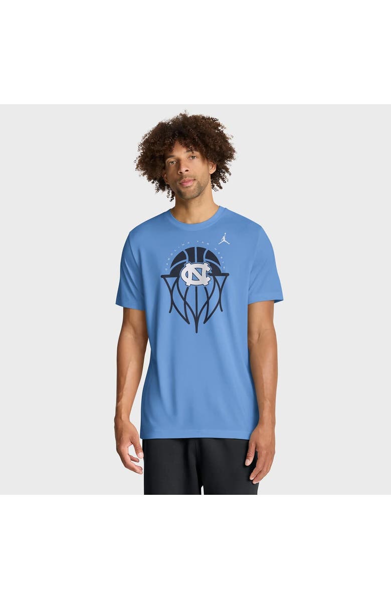 Jordan Brand Men's Jordan Brand Light Blue North Carolina Tar Heels Basketball Icon Legend Dri-FIT T-Shirt, Main, color, Light Blue
