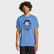 Jordan Brand Men's Jordan Brand Light Blue North Carolina Tar Heels Basketball Icon Legend Dri-FIT T-Shirt