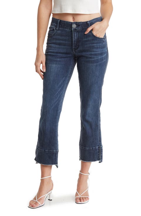 Flare Leg Cropped Jeans for Women | Nordstrom Rack