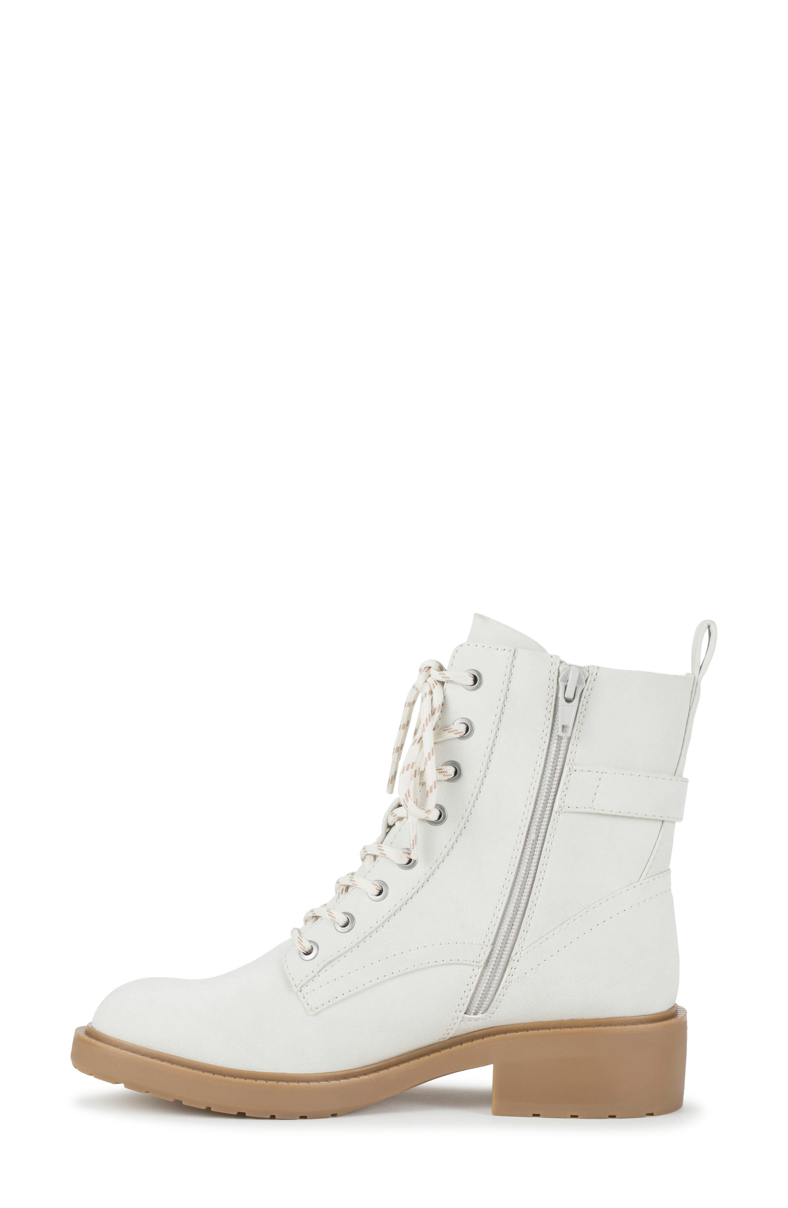 BARETRAPS Tinsley Lace-Up Boot, Alternate, color, Winter White