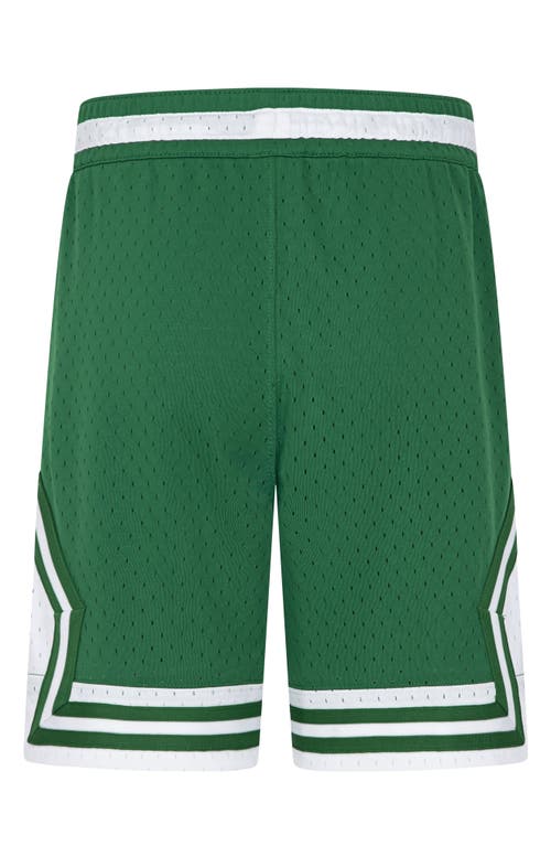 Jordan Kids' Dri-fit Sport Diamond Mesh Basketball Shorts In Green