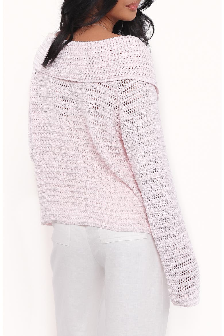 Lyra Sheer Cardigan, Alternate, color, PALE PINK