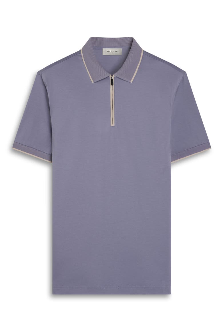 Pima Cotton Quarter Zip Polo, Alternate, color, ORCHID